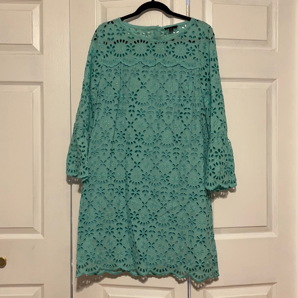 NWOT J CREW dress Tiffany blue